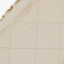 Chanel Small Classic Vintage Double Flap Bag White Quilted Lambskin 24K Gold-Plated Hardware