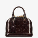 Louis Vuitton Alma BB Amarante Monogram Vernis Leather Bag