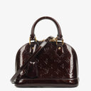 Louis Vuitton Alma BB Amarante Monogram Vernis Leather Bag