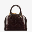 Louis Vuitton Alma BB Amarante Monogram Vernis Leather Bag