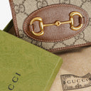 Gucci Horsebit 1955 GG Supreme Canvas Card Case Wallet