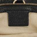 Gucci Black Pebbled Leather Soho Chain Tote Bag