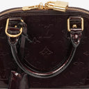 Louis Vuitton Alma BB Amarante Monogram Vernis Leather Bag