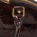 Louis Vuitton Alma BB Amarante Monogram Vernis Leather Bag