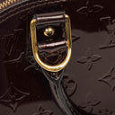 Louis Vuitton Alma BB Amarante Monogram Vernis Leather Bag