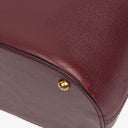 Cartier Must De Cartier Burgundy Leather Small Bucket Bag