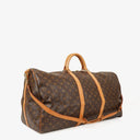 Louis Vuitton Keepall 60 Bandoulière Monogram Canvas Travel Bag