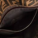 Fendi Zucca Baguette FF Shoulder Bag Brown