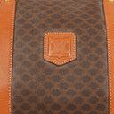 Celine Vintage Macadam Triomphe Brown Travel Bag