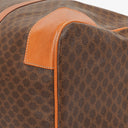 Celine Vintage Macadam Triomphe Brown Travel Bag