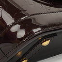 Louis Vuitton Alma BB Amarante Monogram Vernis Leather Bag
