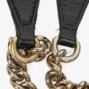 Gucci Black Pebbled Leather Soho Chain Tote Bag