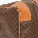 Celine Vintage Macadam Triomphe Brown Travel Bag