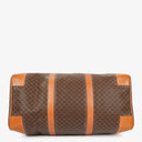 Celine Vintage Macadam Triomphe Brown Travel Bag