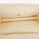 Chanel Classic Single Flap Bag White Quilted Lambskin With 24K Gold-Plated Hardware