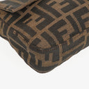 Fendi Zucca Baguette FF Shoulder Bag Brown