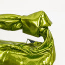 Bottega Veneta Chlorophyll Metallic Crushed Calfskin Mini Jodie Bag