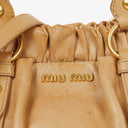 Miu Miu Vitello Beige Satchel Bag