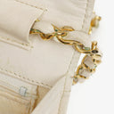 Chanel Classic Single Flap Bag White Quilted Lambskin With 24K Gold-Plated Hardware