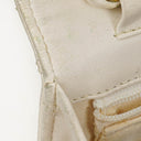 Chanel Classic Single Flap Bag White Quilted Lambskin With 24K Gold-Plated Hardware