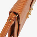 Louis Vuitton Pochette Sellier Dragonne Cognac Epi Clutch