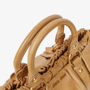 Miu Miu Vitello Beige Satchel Bag