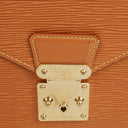 Louis Vuitton Pochette Sellier Dragonne Cognac Epi Clutch