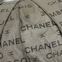 Chanel Metallic Coated Canvas Unlimited Ligne Silver Hobo Bag