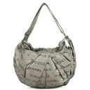 Chanel Metallic Coated Canvas Unlimited Ligne Silver Hobo Bag