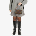 Louis Vuitton Pochette Accessoires Monogram Canvas Clutch Handbag