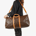 Louis Vuitton Keepall 60 Bandoulière Monogram Canvas Travel Bag