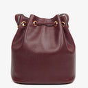 Cartier Must De Cartier Burgundy Leather Small Bucket Bag