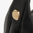 Gucci Charmy Black Leather Hobo Bag