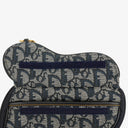 Christian Dior Small Blue Diorissimo Saddle Pouch