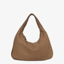 Bottega Veneta Nappa Intrecciato Brown Medium Veneta Hobo Bag