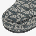 Christian Dior Small Blue Diorissimo Saddle Pouch