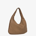 Bottega Veneta Nappa Intrecciato Brown Medium Veneta Hobo Bag