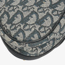Christian Dior Small Blue Diorissimo Saddle Pouch