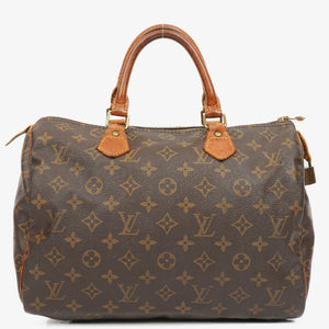 Louis Vuitton Speedy 30 Monogram Canvas Handbag