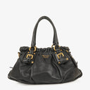 Prada Vitello Black Soft Calfskin Leather Bag