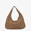 Bottega Veneta Nappa Intrecciato Brown Medium Veneta Hobo Bag