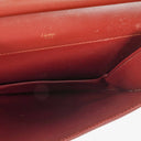 Cartier Must De Cartier Burgundy Leather Bag