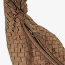 Bottega Veneta Nappa Intrecciato Brown Medium Veneta Hobo Bag