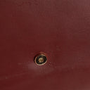 Cartier Must De Cartier Burgundy Leather Bag