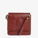 Cartier Must De Cartier Burgundy Leather Bag