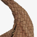 Bottega Veneta Nappa Intrecciato Brown Medium Veneta Hobo Bag