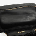 Chanel Black Leather Vanity Case