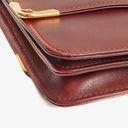 Cartier Must De Cartier Burgundy Leather Bag