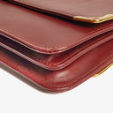 Cartier Must De Cartier Burgundy Leather Bag