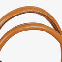 Prada Brown Canvas and Leather Soft Bag